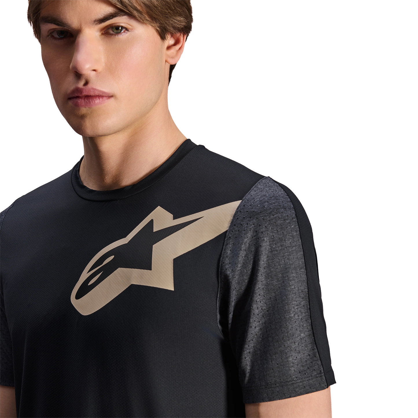 Maillot ALPINESTARS A-DURA LIPAN Manches Courtes Noir