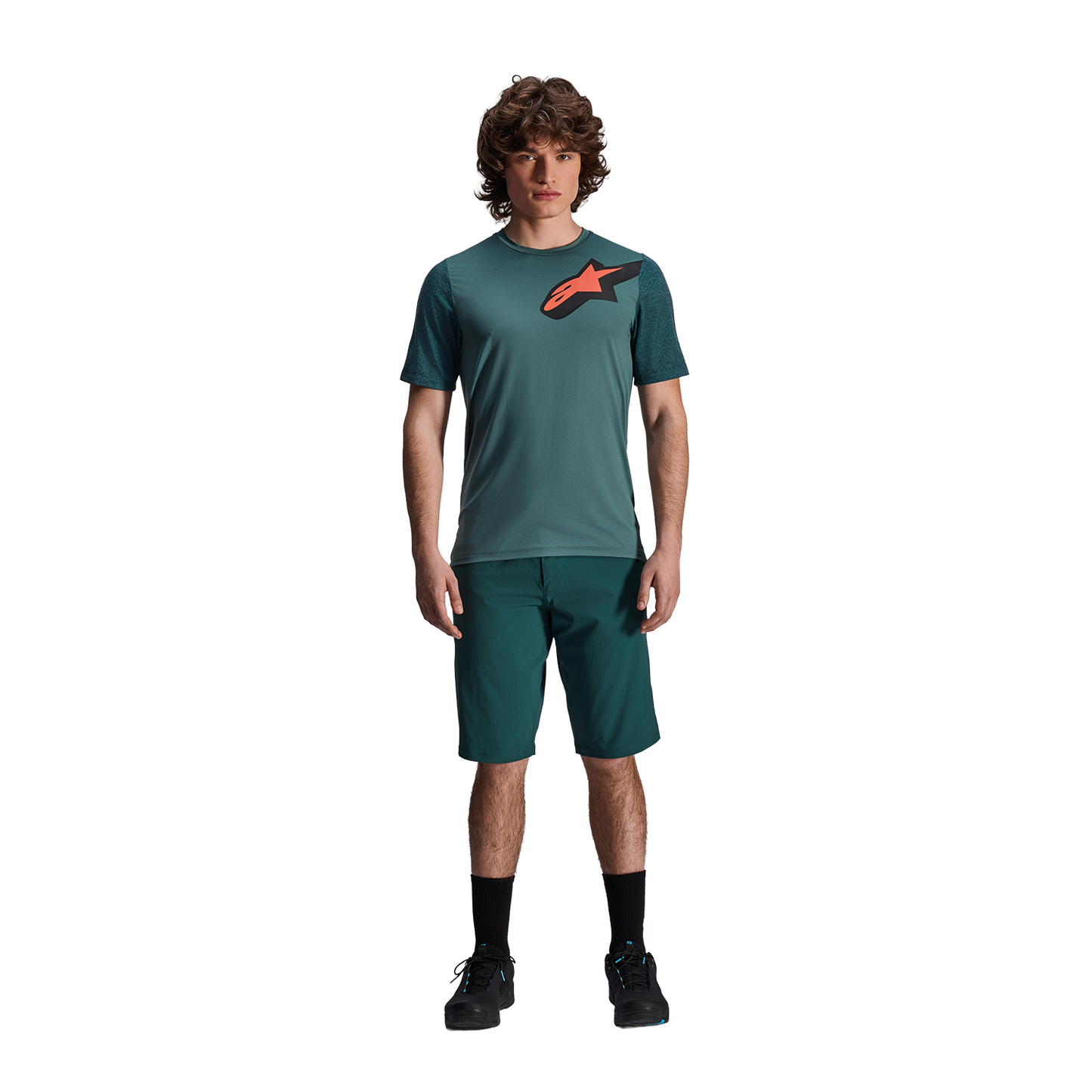 Maillot ALPINESTARS A-DURA LIPAN Manches Courtes Kaki