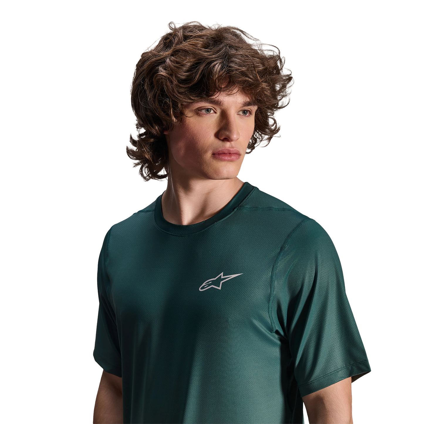 Maillot ALPINESTARS A-DURA RISE Manches Courtes Vert