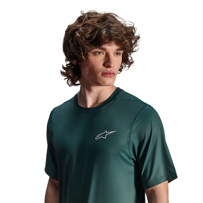 Maillot ALPINESTARS A-DURA RISE Manches Courtes Vert