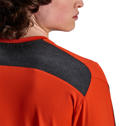 Maillot ALPINESTARS A-DURA INSET ASTAR Lange Mouwen Oranje