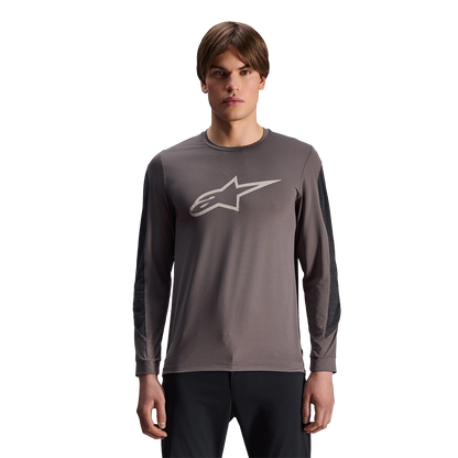 Shirt ALPINESTARS A-DURA INSET ASTAR Lange Mouwen Grijs