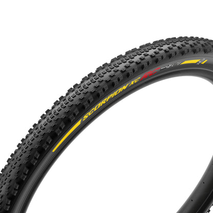 Band PIRELLI SCORPION RACE XC RC Lite 29x2.40 Tubeless Ready Soepel Zwart/Geel Team Edition