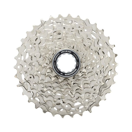 SHIMANO 105 CS-R7101 cassette met 12 versnellingen – hoofdfoto op witte achtergrond