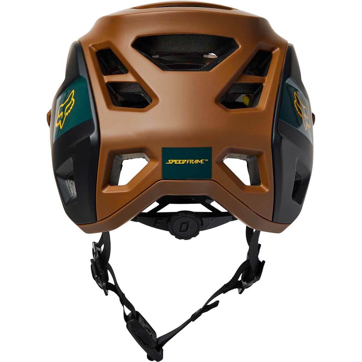 Casque VTT FOX SPEEDFRAME PRO BLOCKED Marron