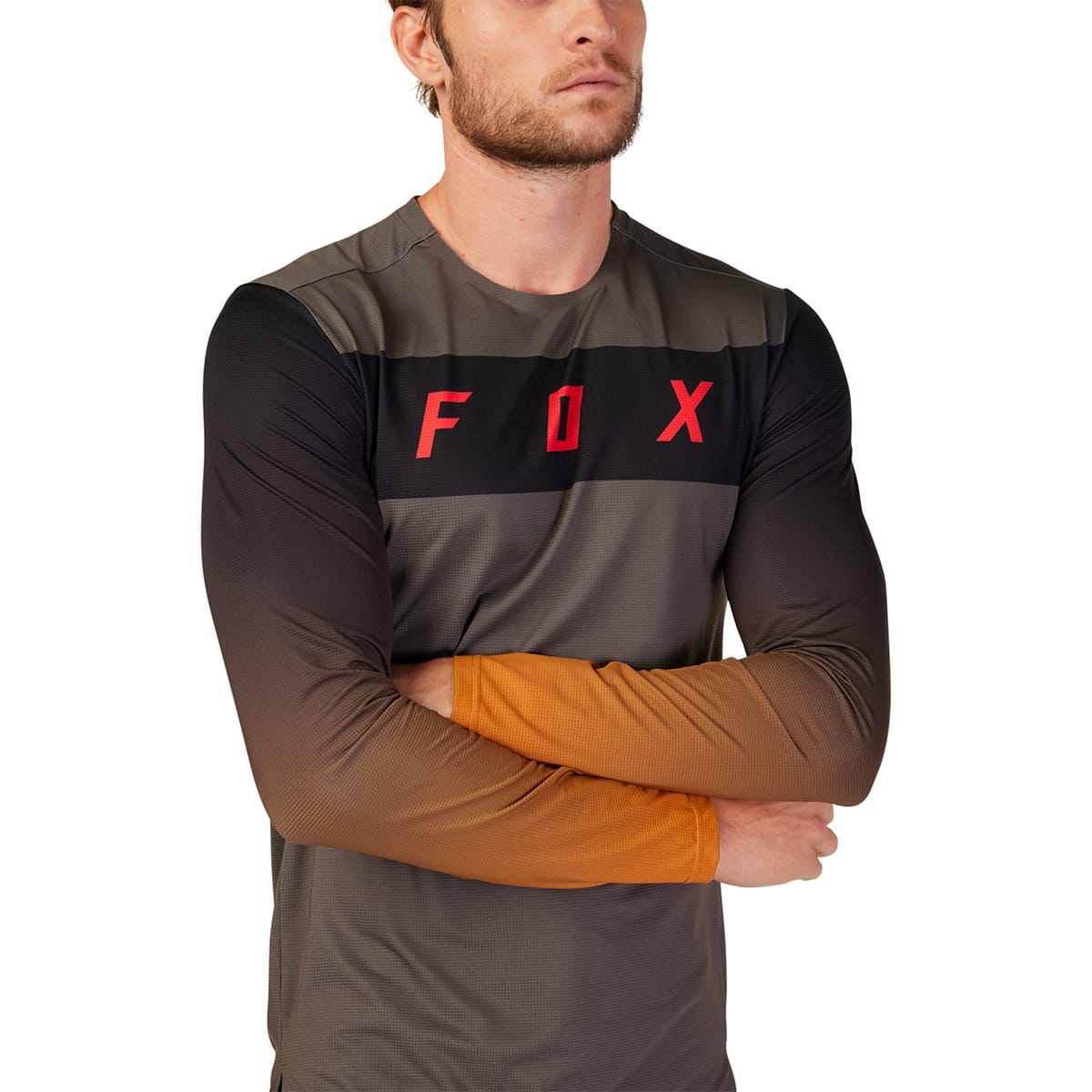 FOX FLEXAIR ARCADIA lange mouwen grijs/bruin