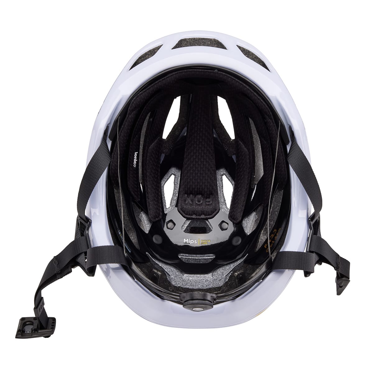 Casque Gravel FOX CROSSFRAME PRO MIPS SOLIDS Blanc