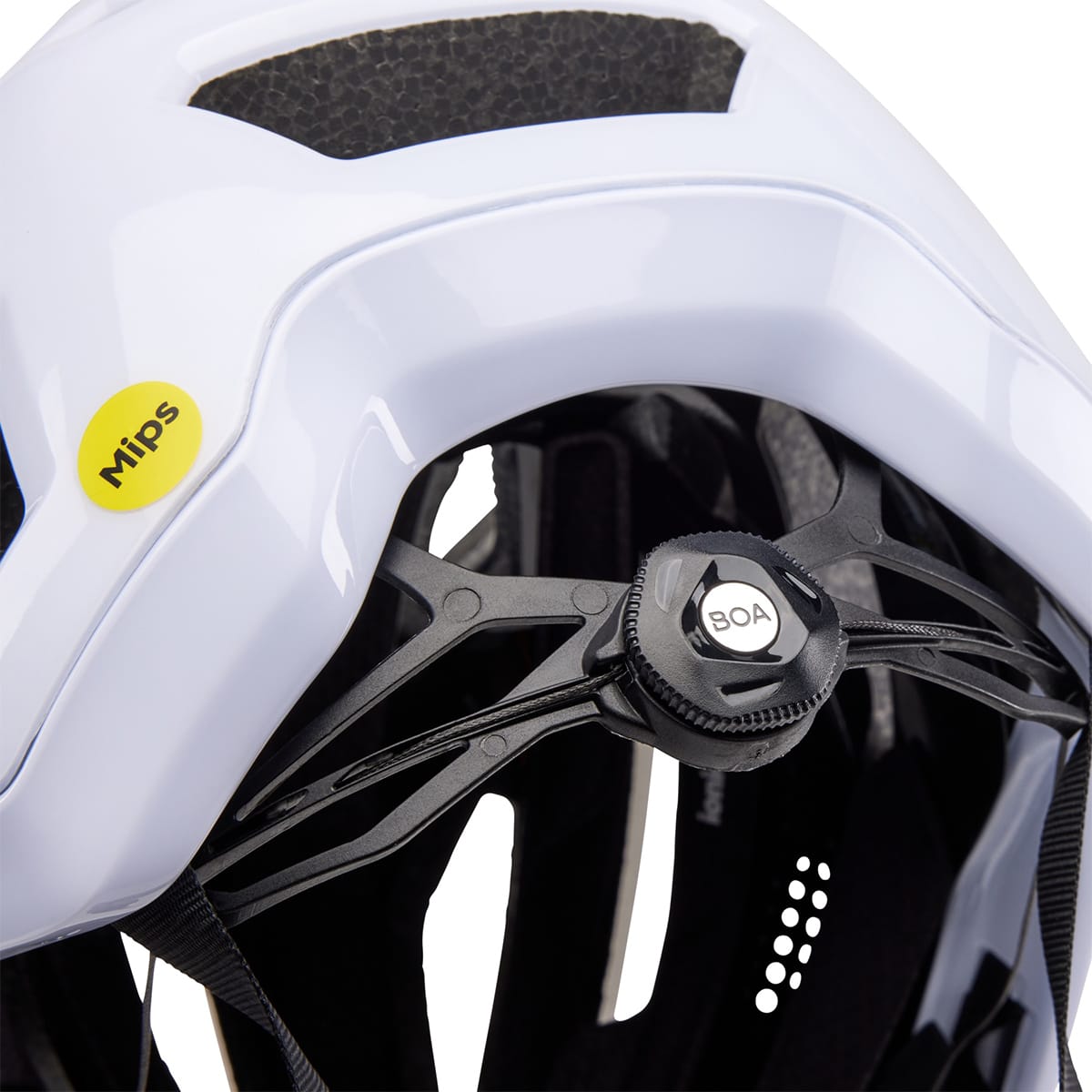 Casque Gravel FOX CROSSFRAME PRO MIPS SOLIDS Blanc