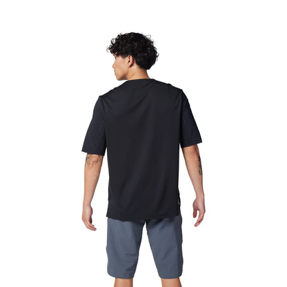 FOX DEFEND Korte Mouwen Shirt Zwart