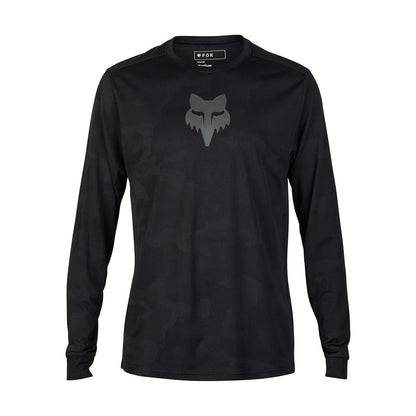 FOX RANGER TRU DRI MTB-shirt Lange Mouwen Zwart