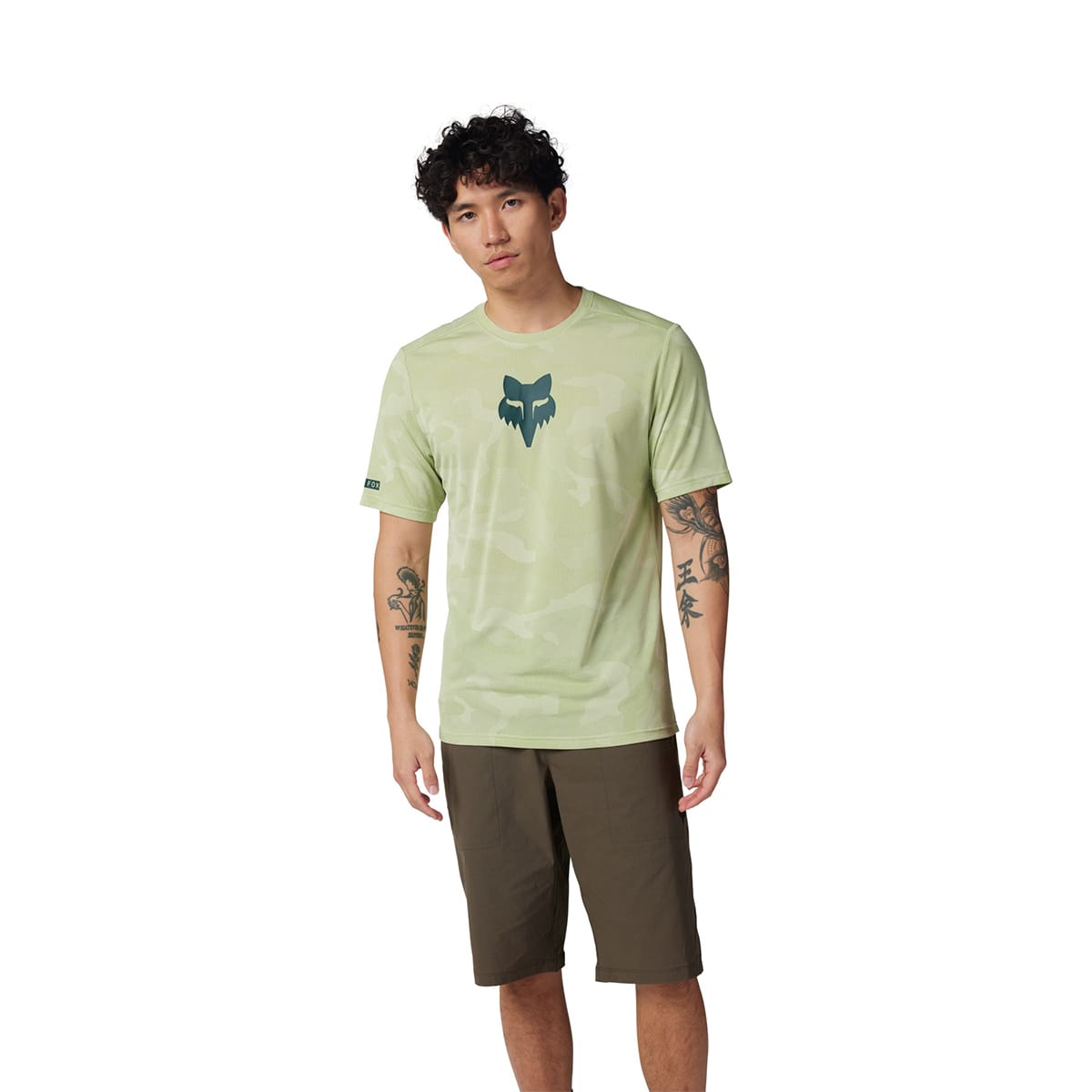 FOX RANGER TRU DRI Korte Mouw Jersey Groen