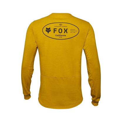 FOX RANGER DR MD jersey lange mouwen mosterd 2024