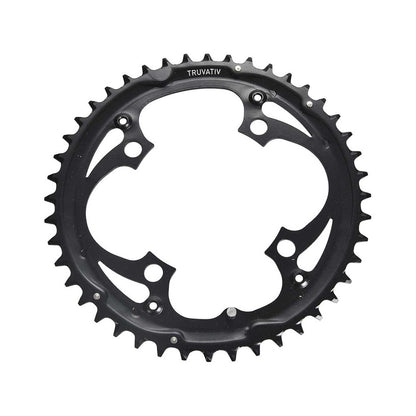 Plateau Extérieur SRAM MTB 104BCD 9/10V 4 Trous 104mm — vue du plateau sur fond blanc