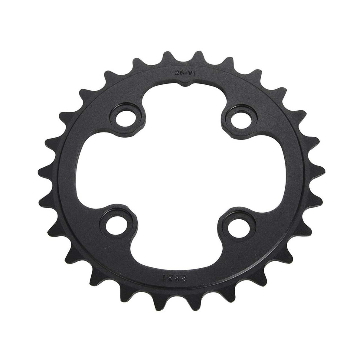 Binnenblad SRAM MTB 64BCD 10 versnellingen 4 boutgaten 64 mm — kettingblad op witte achtergrond