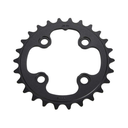 Binnenblad SRAM MTB 64BCD 10 versnellingen 4 boutgaten 64 mm — kettingblad op witte achtergrond
