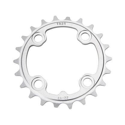 Plateau Intérieur SRAM MTB 64BCD V3 TUNGSTEN 9V 4 Trous 64mm — vue du plateau sur fond blanc