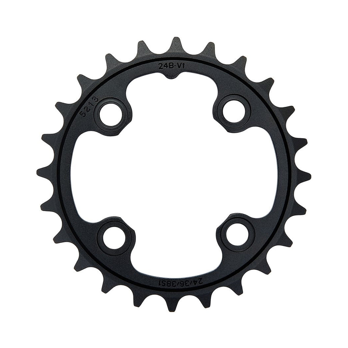 Binnenblad TRUVATIV MTB V1 9/10-speed, 4-gats, 64 mm — aanzicht van het kettingblad tegen een witte achtergrond