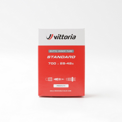 Binnenband VITTORIA STANDARD 700x28/42c Butyl Presta