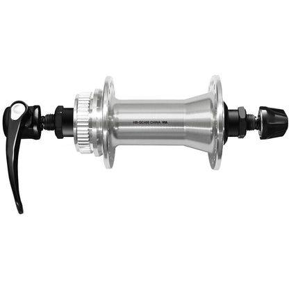 SHIMANO CUES HB-QC400-voornaaf - Polished Silver-editie