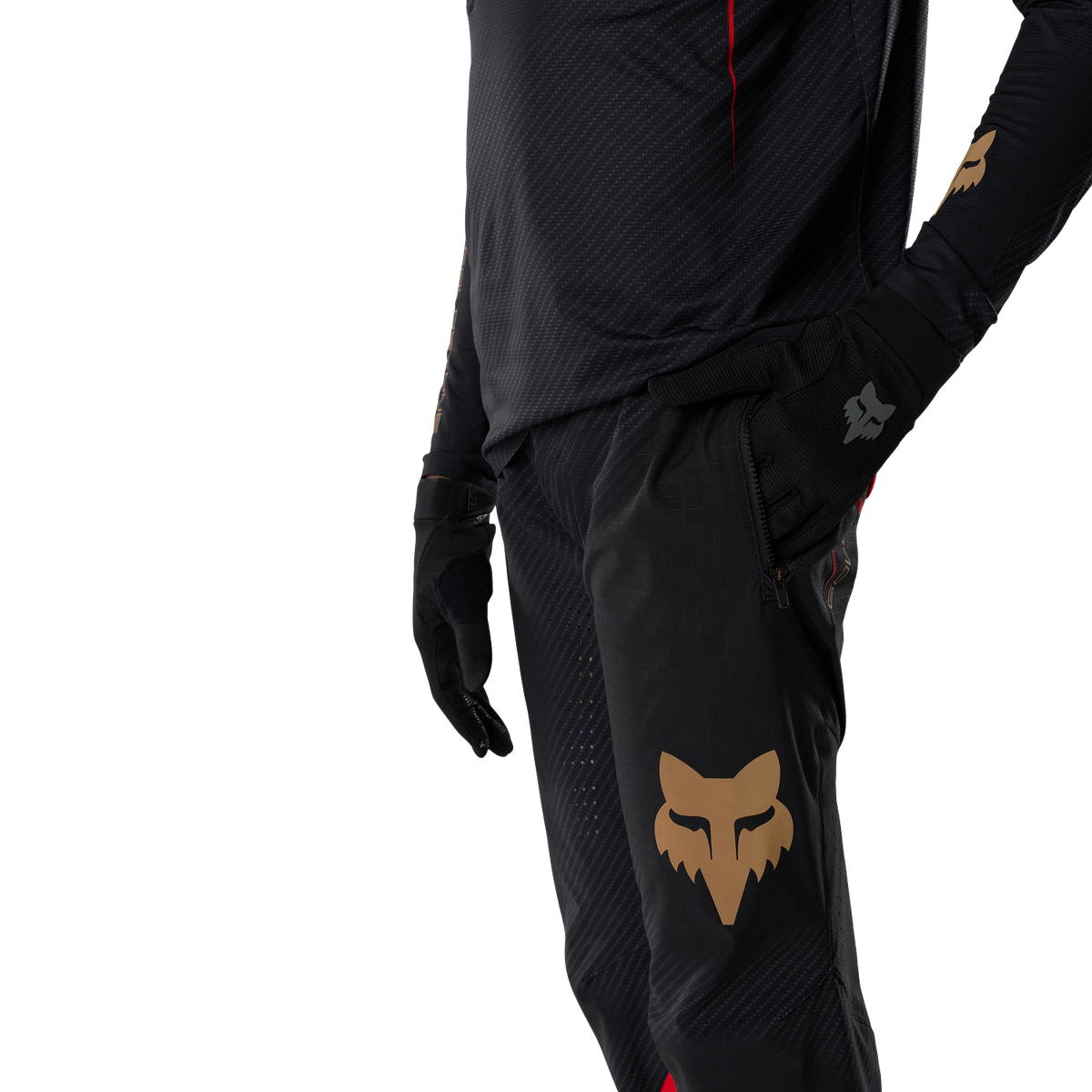 Pantalon FOX FLEXAIR GOLDSTONE SE Junior Noir - vue 6