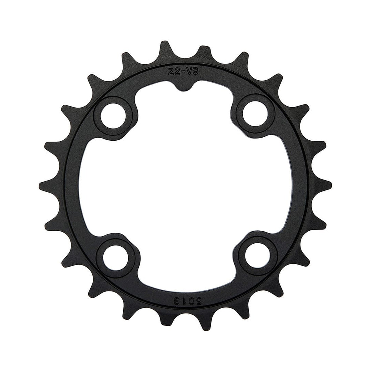 Binnenblad TRUVATIV MTB V3 8/9-speed, 4-gats, 64 mm — aanzicht van het kettingblad tegen een witte achtergrond