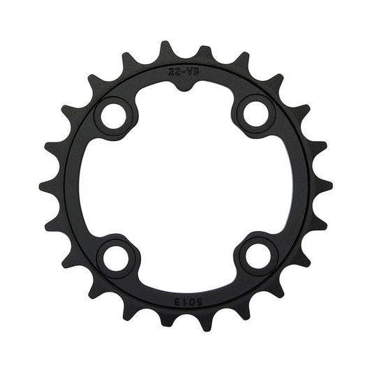 Plateau Intérieur TRUVATIV MTB V3 8/9V 4 Trous 64mm — vue du plateau sur fond blanc