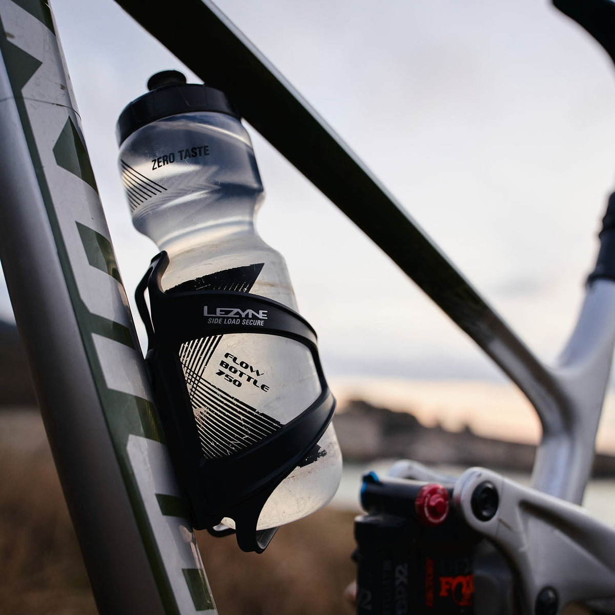 LEZYNE FLOW bidonhouder SL zwart (2 stuks)