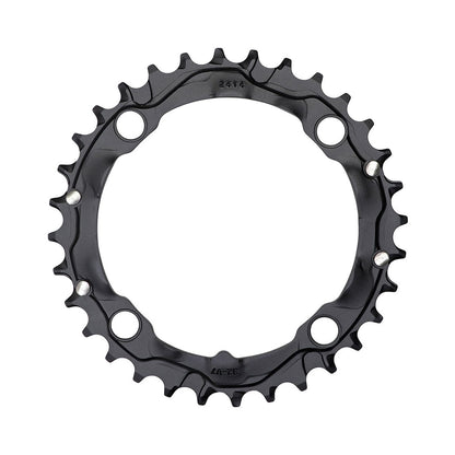 Middenblad TRUVATIV MTB 9-speed, 4-gats, 104 mm — aanzicht van het kettingblad tegen een witte achtergrond