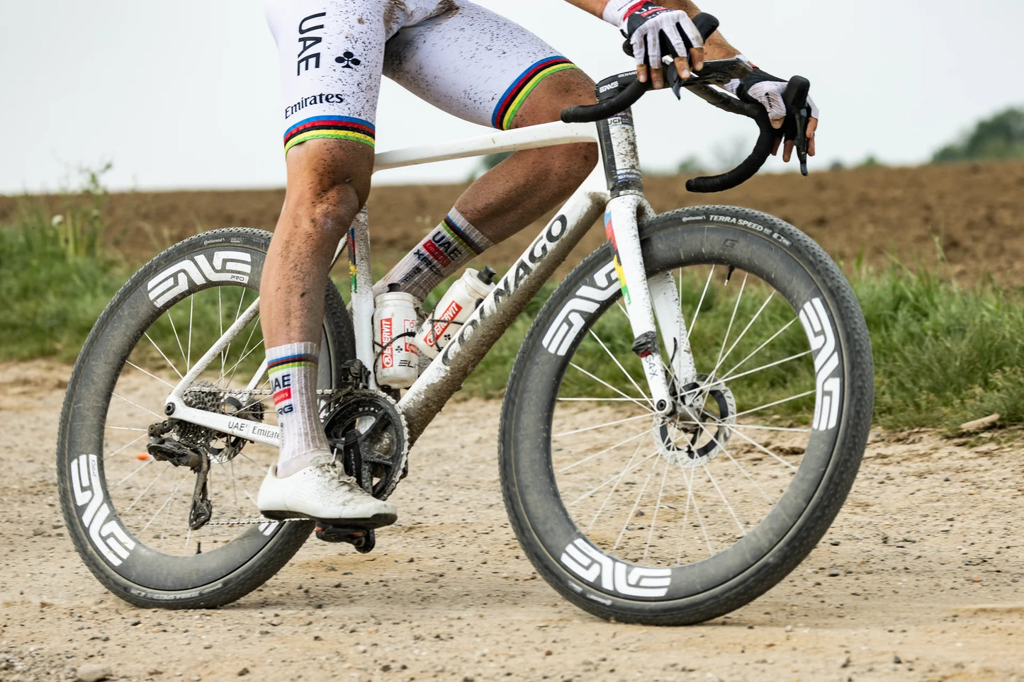 Roue Avant ENVE G SES 6.7 PRO Tubeless Ready (Center Lock) Noir/Argent