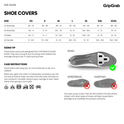 Overschoenen GRIPGRAB RIDE Hi-ViIS WATERPROOF Geel