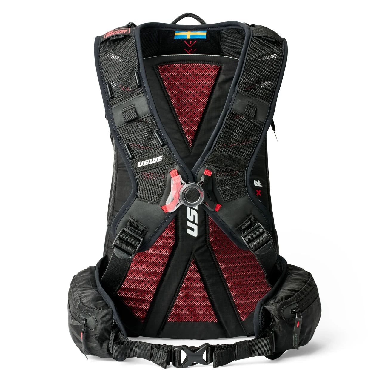 USWE ZIPPERED DAYPACK 16L Rugzak Zwart