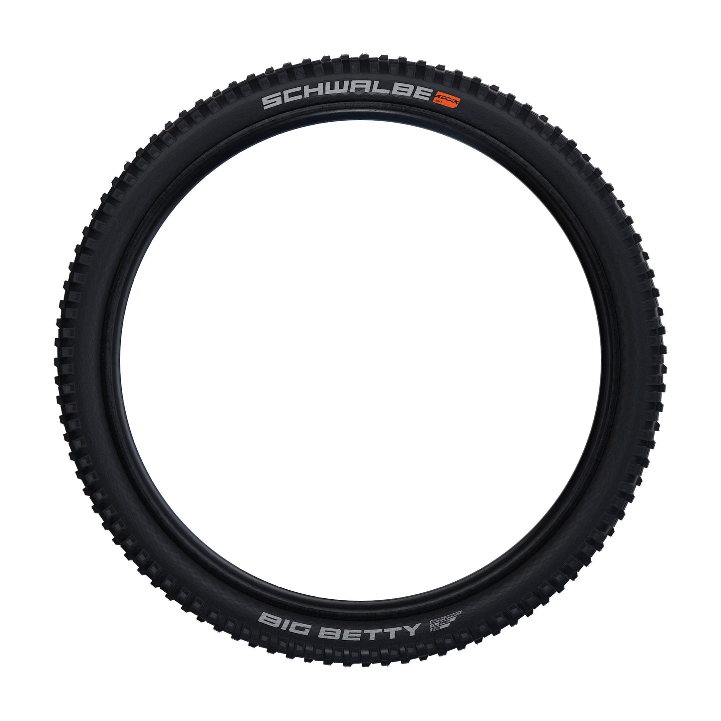 Pneu SCHWALBE BIG BETTY 29x2.40 ADDIX ULTRASOFT SUPERDOWNHILL Tubeless Ready Souple Noir