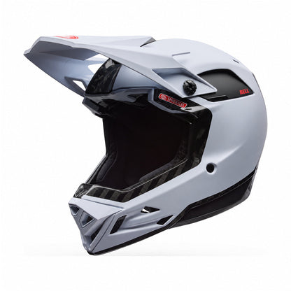 MTB-helm BELL FULL-10 SPHERICAL CARBON PEAK Wit