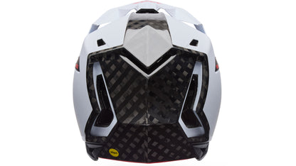 MTB-helm BELL FULL-10 SPHERICAL CARBON PEAK Wit