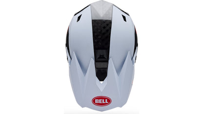 MTB-helm BELL FULL-10 SPHERICAL CARBON PEAK Wit