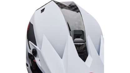 MTB-helm BELL FULL-10 SPHERICAL CARBON PEAK Wit