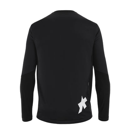 Shirt ASSOS TRAIL T3 Lange Mouwen Zwart