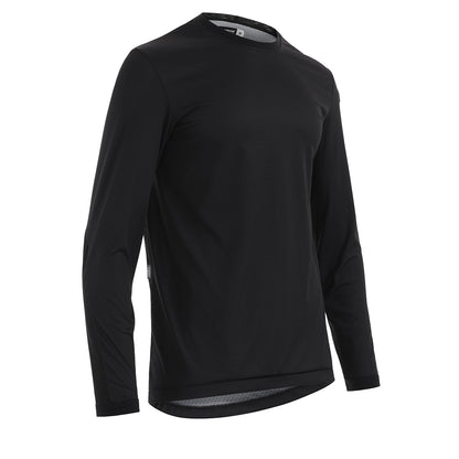 Shirt ASSOS TRAIL T3 Lange Mouwen Zwart