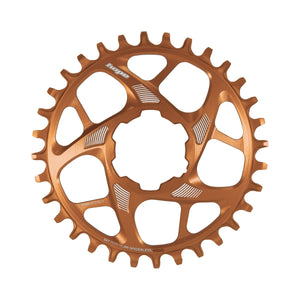 Plateau Mono HOPE R22 9/10/11/12V Direct Mount Bronze — vue du plateau sur fond blanc