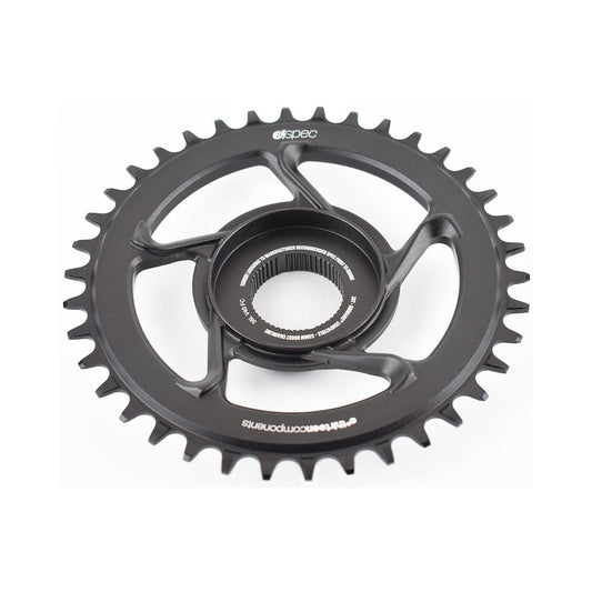 Enkel kettingblad E-THIRTEEN E-SPEC 11/12-speed Direct Mount Shimano E8000 — kettingblad op witte achtergrond