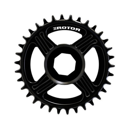 ROTOR E-MTB BOSCH enkel kettingblad met directe montage — kettingblad op witte achtergrond