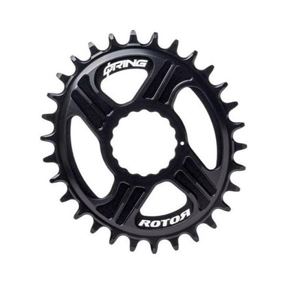 Ovaal enkel kettingblad ROTOR Q-RING 10/11/12-speed RaceFace Cinch Direct Mount — kettingblad op witte achtergrond