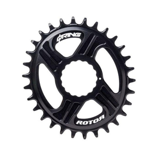 Ovaal enkel kettingblad ROTOR Q-RING 10/11/12-speed RaceFace Cinch Direct Mount — kettingblad op witte achtergrond