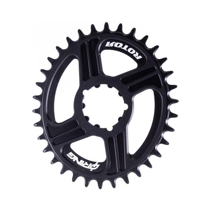 Ovaal enkel kettingblad ROTOR Q-RING 11/12-speed SRAM Direct Mount, offset 0 mm — kettingblad op witte achtergrond