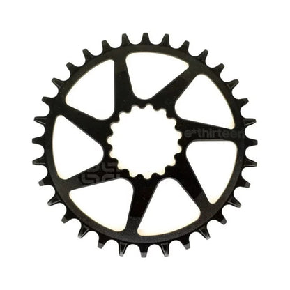 Enkel kettingblad E-THIRTEEN HELIX PLUS 11/12-speed Direct Mount Boost/SuperBoost 52/55 mm — kettingblad op witte achtergrond