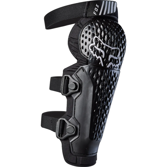 FOX TITAN RACE Junior kniebeschermers zwart