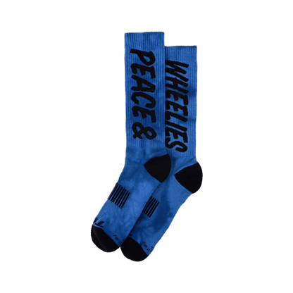 TROY LEE DESIGNS PERFORMANCE PEACE & WHEELIES Sokken Blauw