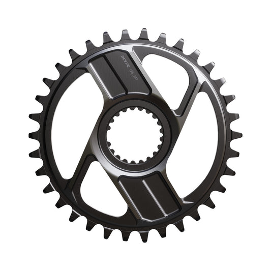 Plateau Mono SHIMANO XTR SM-CRM96 M9200/9220 12V — vue du plateau sur fond blanc
