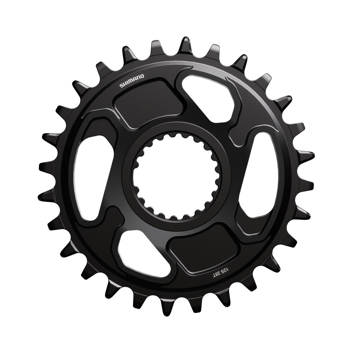 Enkel kettingblad SHIMANO XT SM-CRM86 M8200 12-speed — kettingblad op witte achtergrond