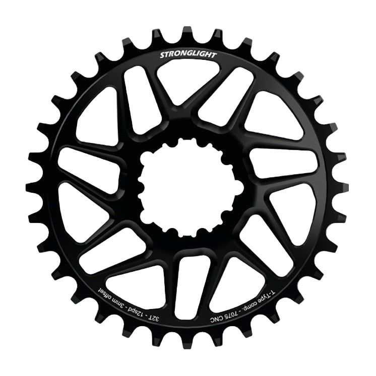 STRONGLIGHT SRAM SX/NX/GX/X01 BOOST 12V Direct Mount Offset 3mm Alu Mono Kettingblad